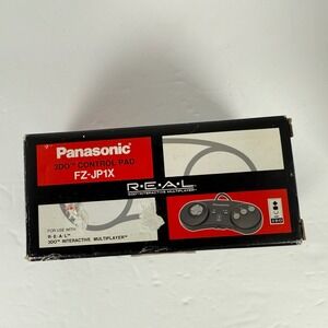 Panasonic 3DO Control Pad FZ-JP1X Black Like New Wired Retro Game Controller